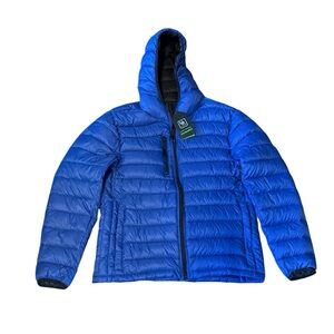 URBAN REPUBLIC Jacket Coat Mens Packable Puffer Jacket Blue size Medium